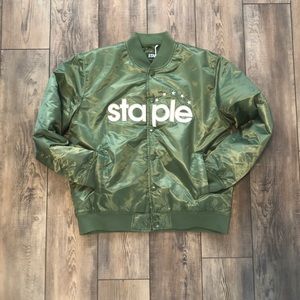 Staple bomber jacket
